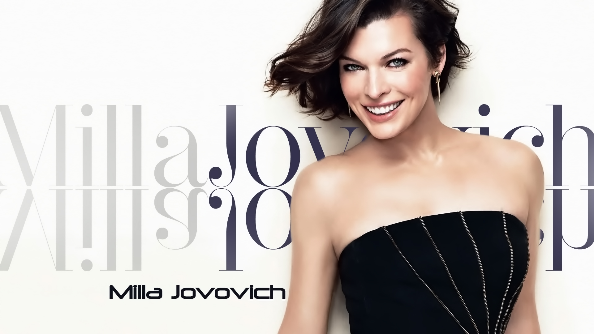 Description Milla Jovovich HD Wallpaper