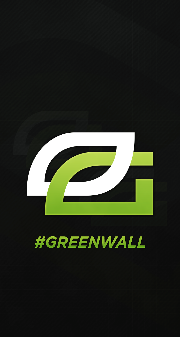 Optic Gaming Green Wall Image