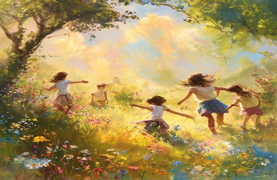 Barefoot Kids Wallpaper