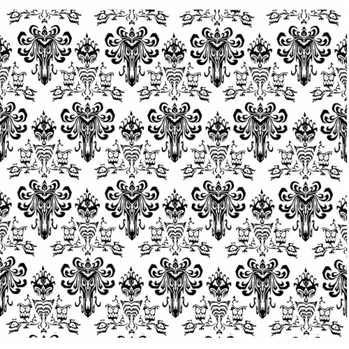 Haunted Mansion Wallpaper Pattern