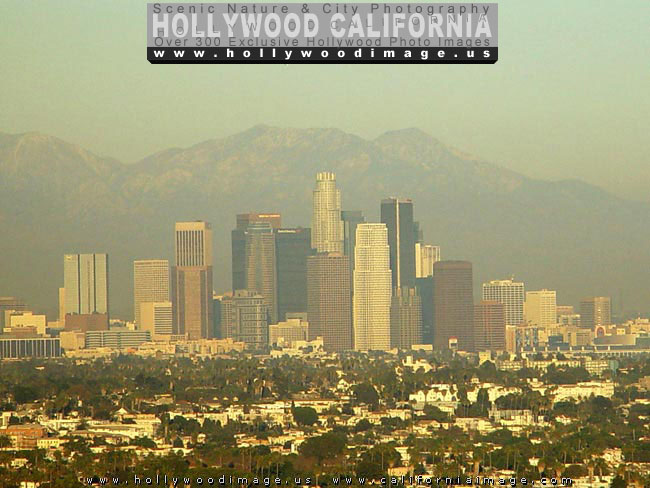 Los Angeles Skyline Wallpaper Downtown