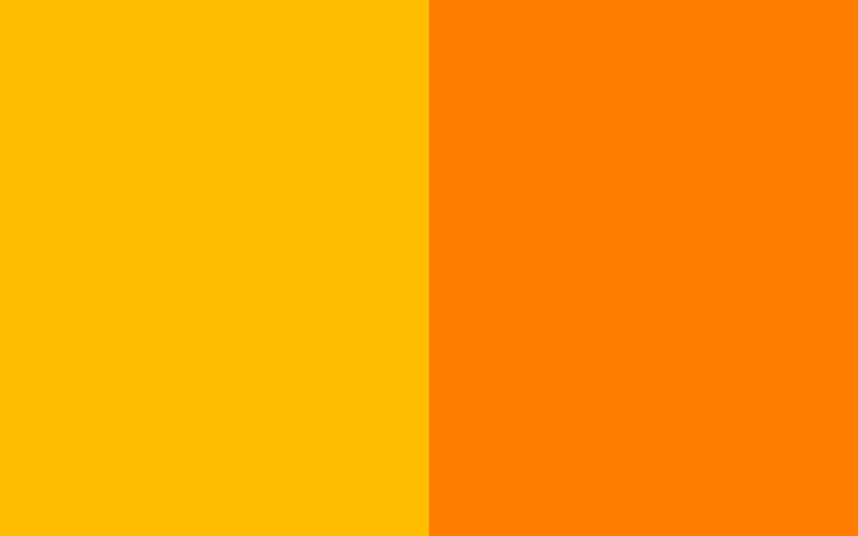 Resolution Amber And Orange Solid Two Color Background