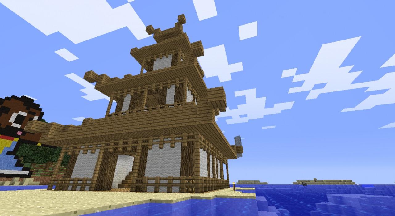 Building Minecraft Wallpaper Screenshot