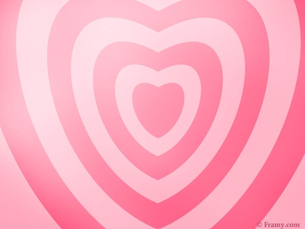 Wallpaper Background Pink Heart Cute