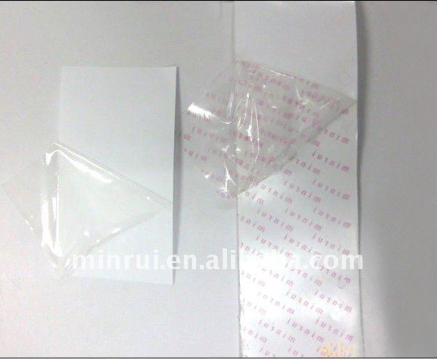 Free download clear facestock adhesive destructible label