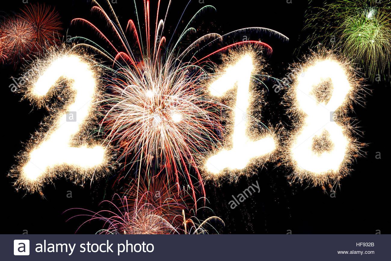 3d Rendering Happy New Year Feuerwerk Mit Dem Jahr