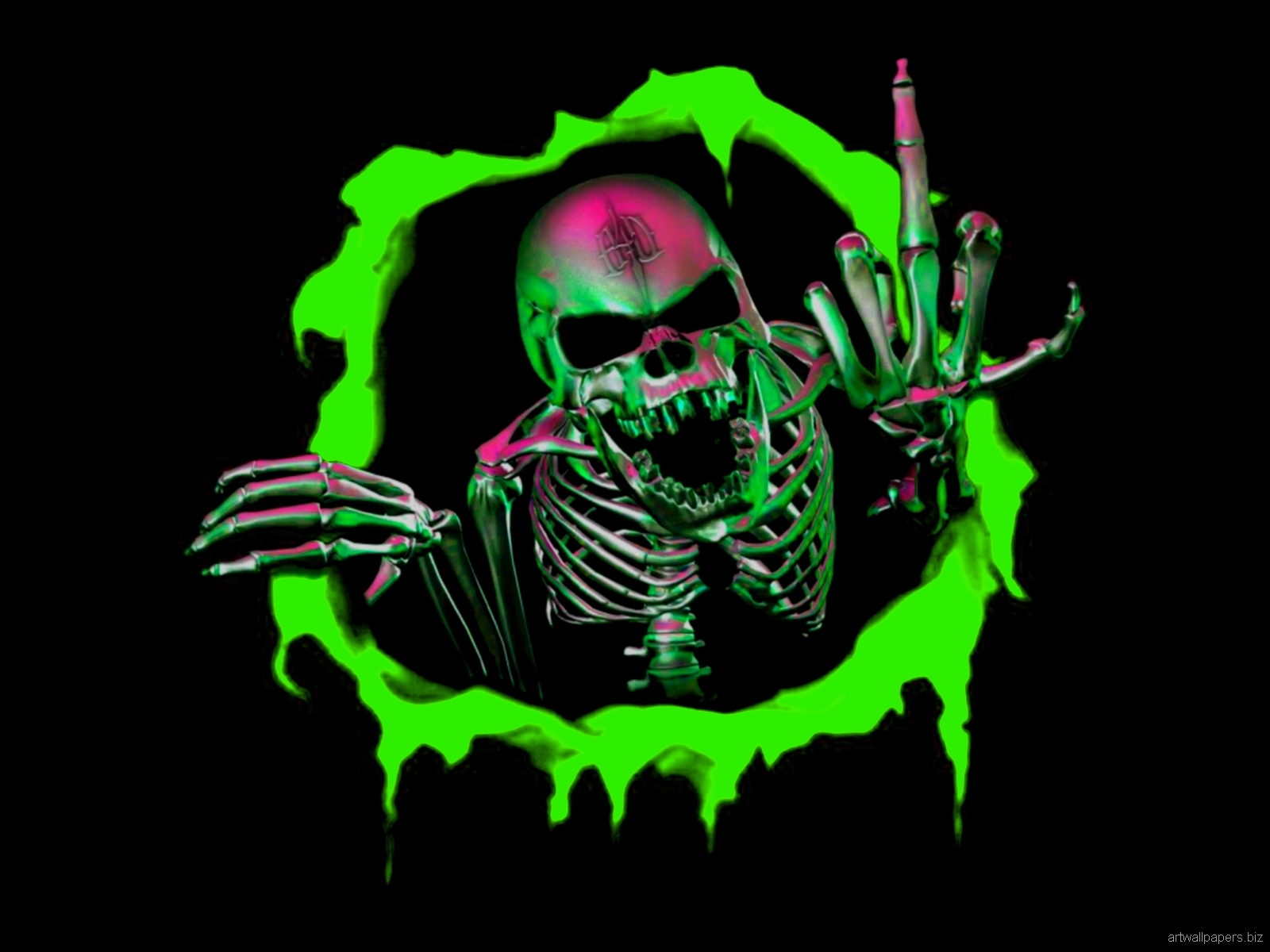 Skull Wallpaper Art Desktop