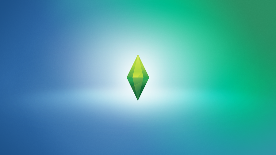 Sims Cas Inspired Wallpaper Plumbob By Moozdeviant On