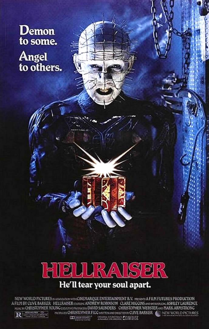 Hellraiser Horror B Movie Posters Wallpaper Image