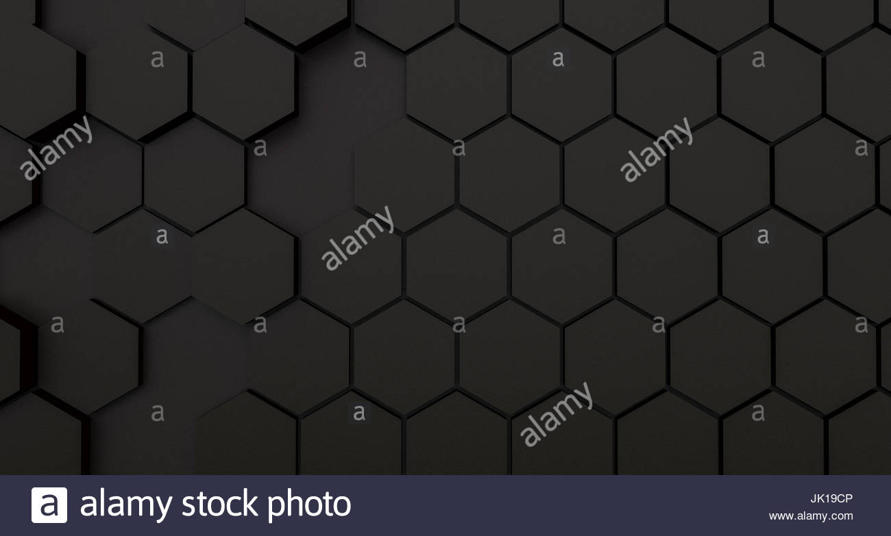 Free Download Dark Abstract Background Pattern Of Hexagons Forming A 