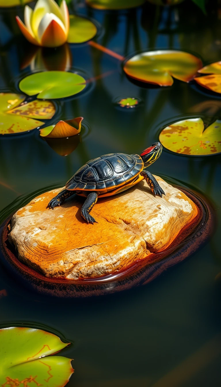 Red Eared Slider Turtles Wallpaper