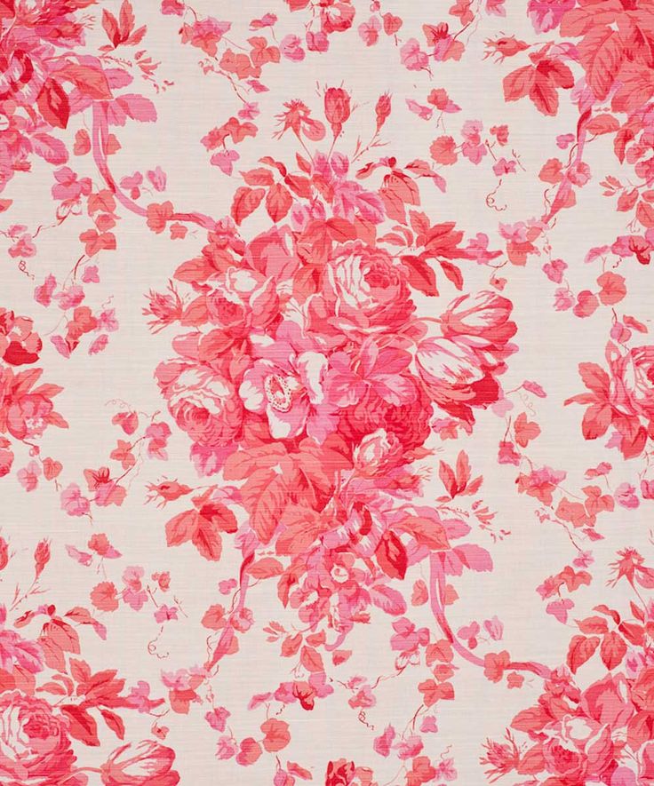 Wallpaper Flower Pink Vintage Flowers