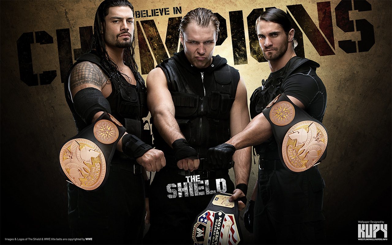 The Shield Champions Wwe Wallpaper