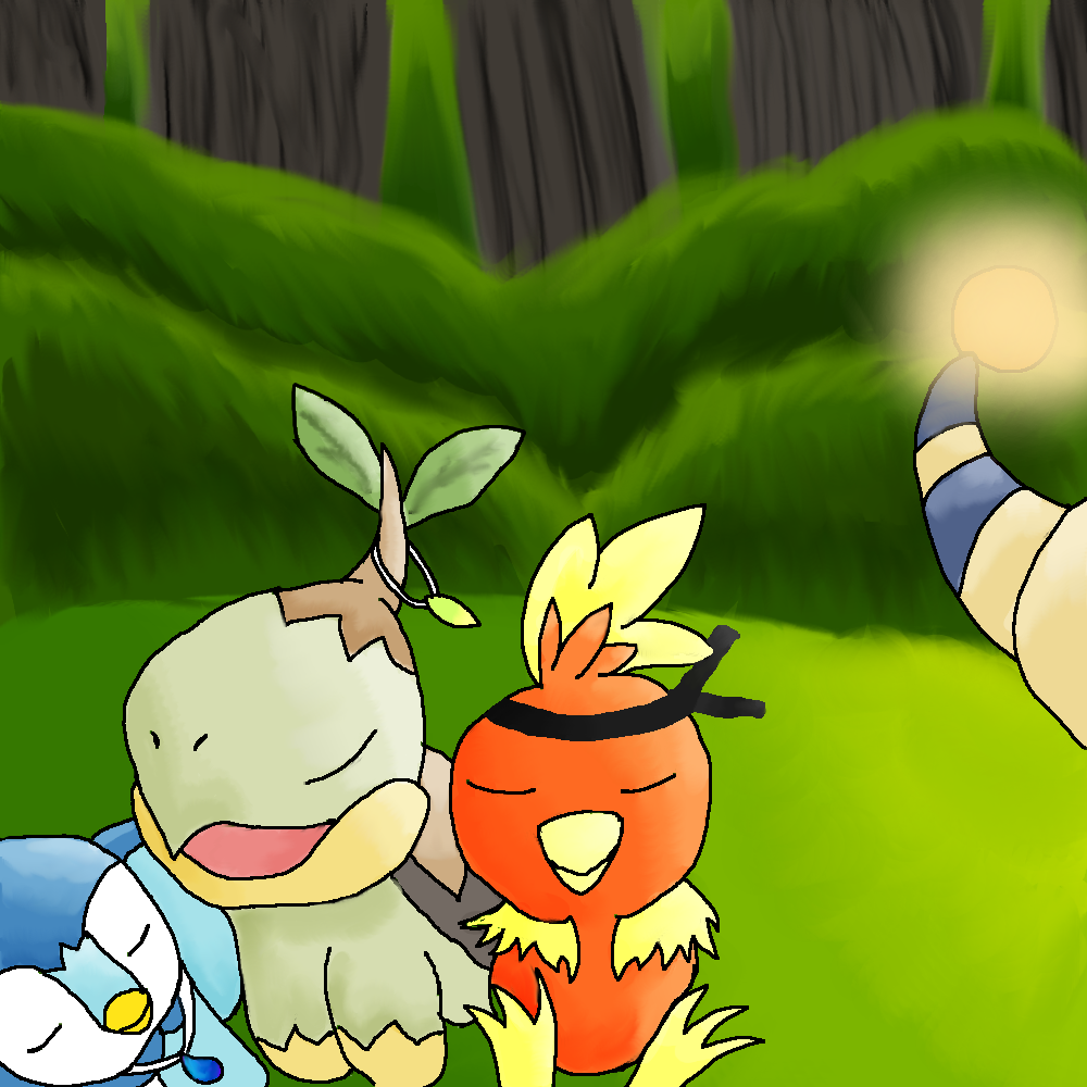 Turtwig Wallpaper Torchic And Piplup By