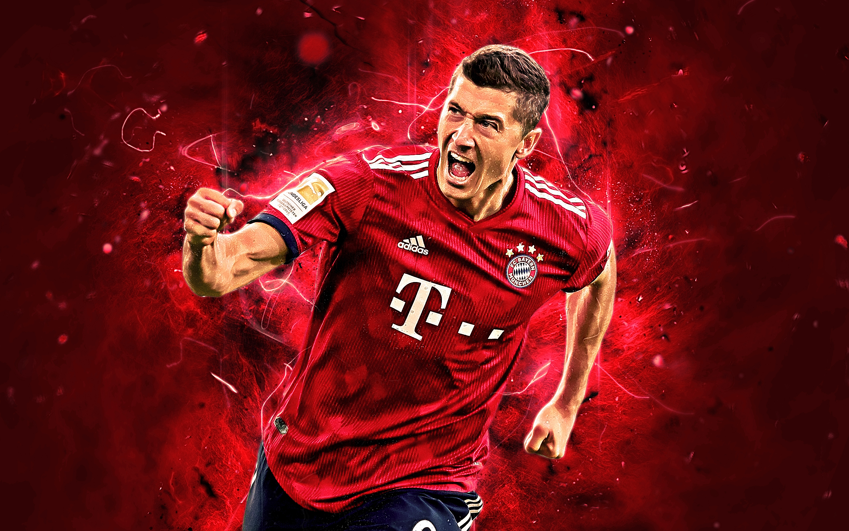 Robert Lewandowski Bayern HD Wallpaper Background Image