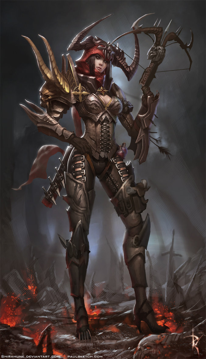 Demon Hunter Diablo By Zeronis