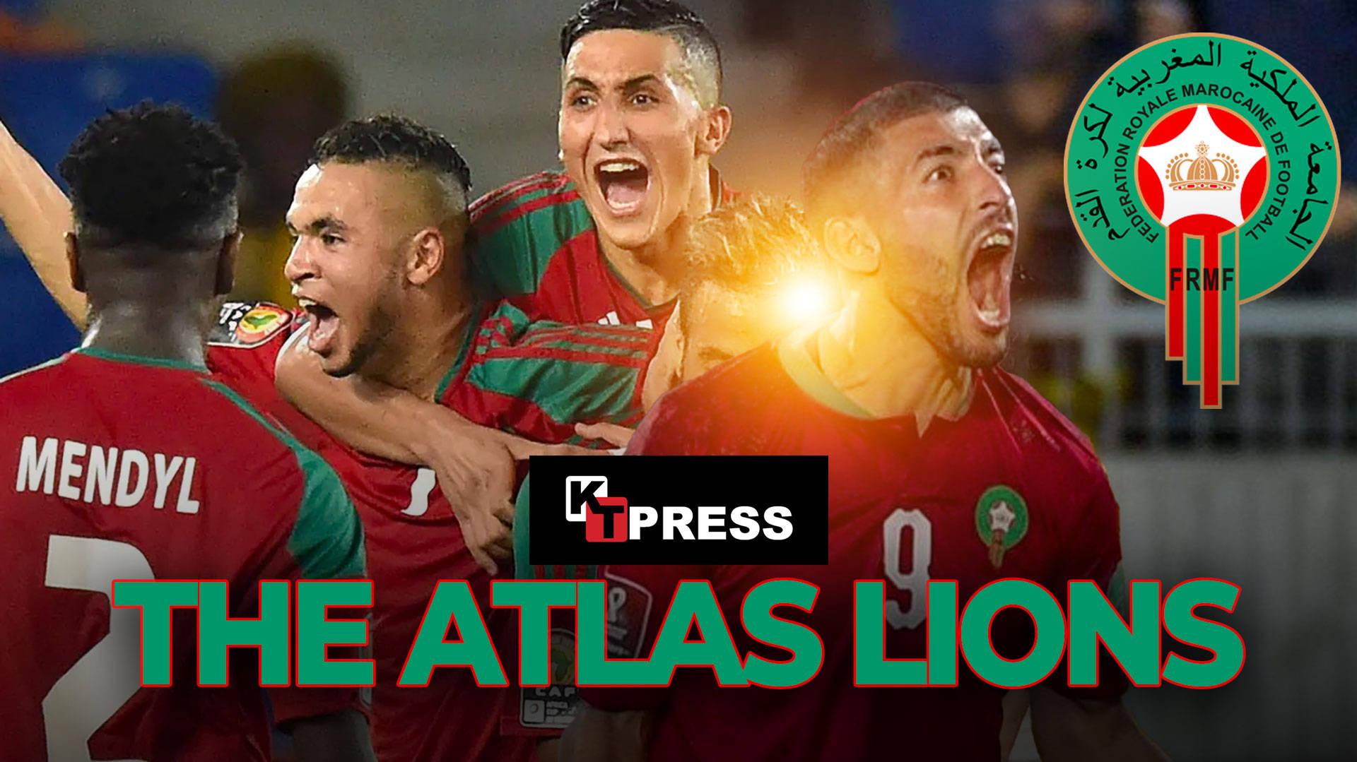 Morocco National Football Team The Atlas Lions Wallpaper