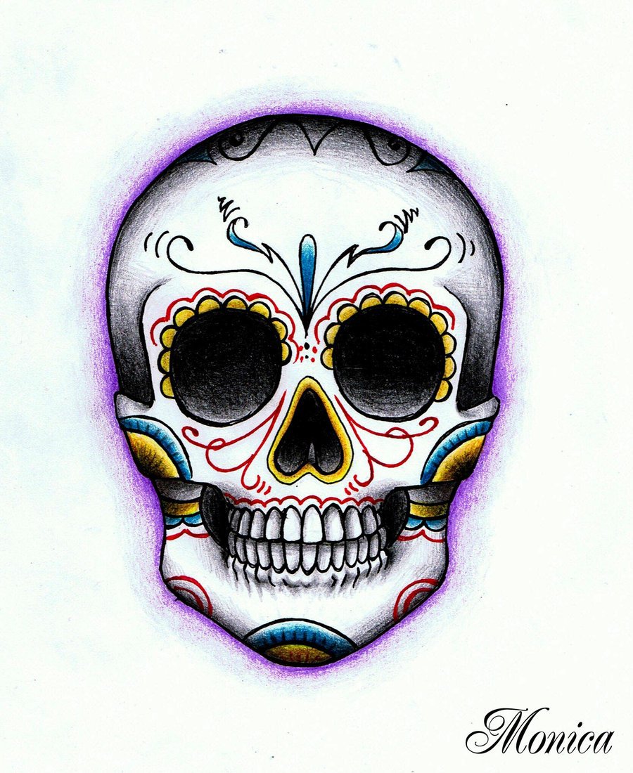 Mexican Skull By Maga A7x