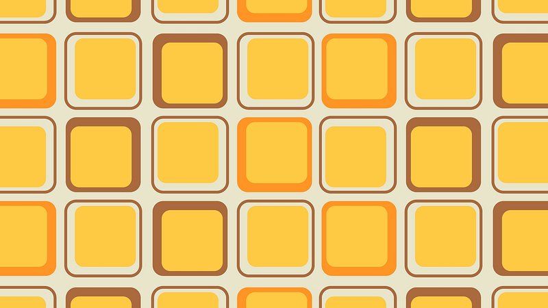 Geometric Wallpaper Retro Yellow Desktop