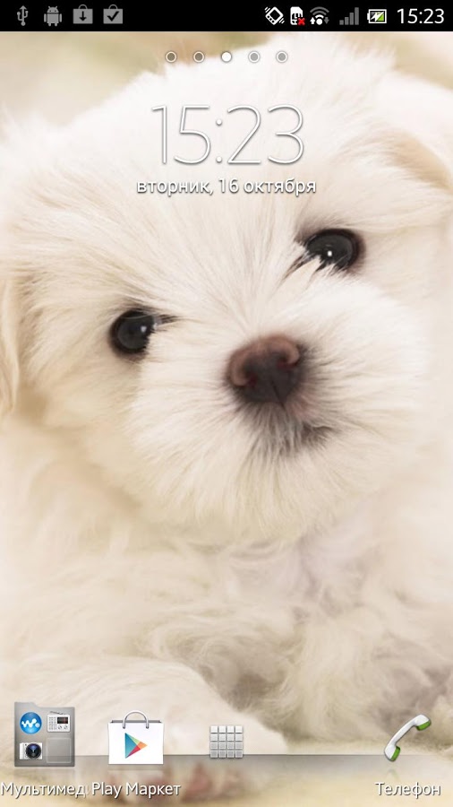 Puppy dog Live Wallpaper Android Apps