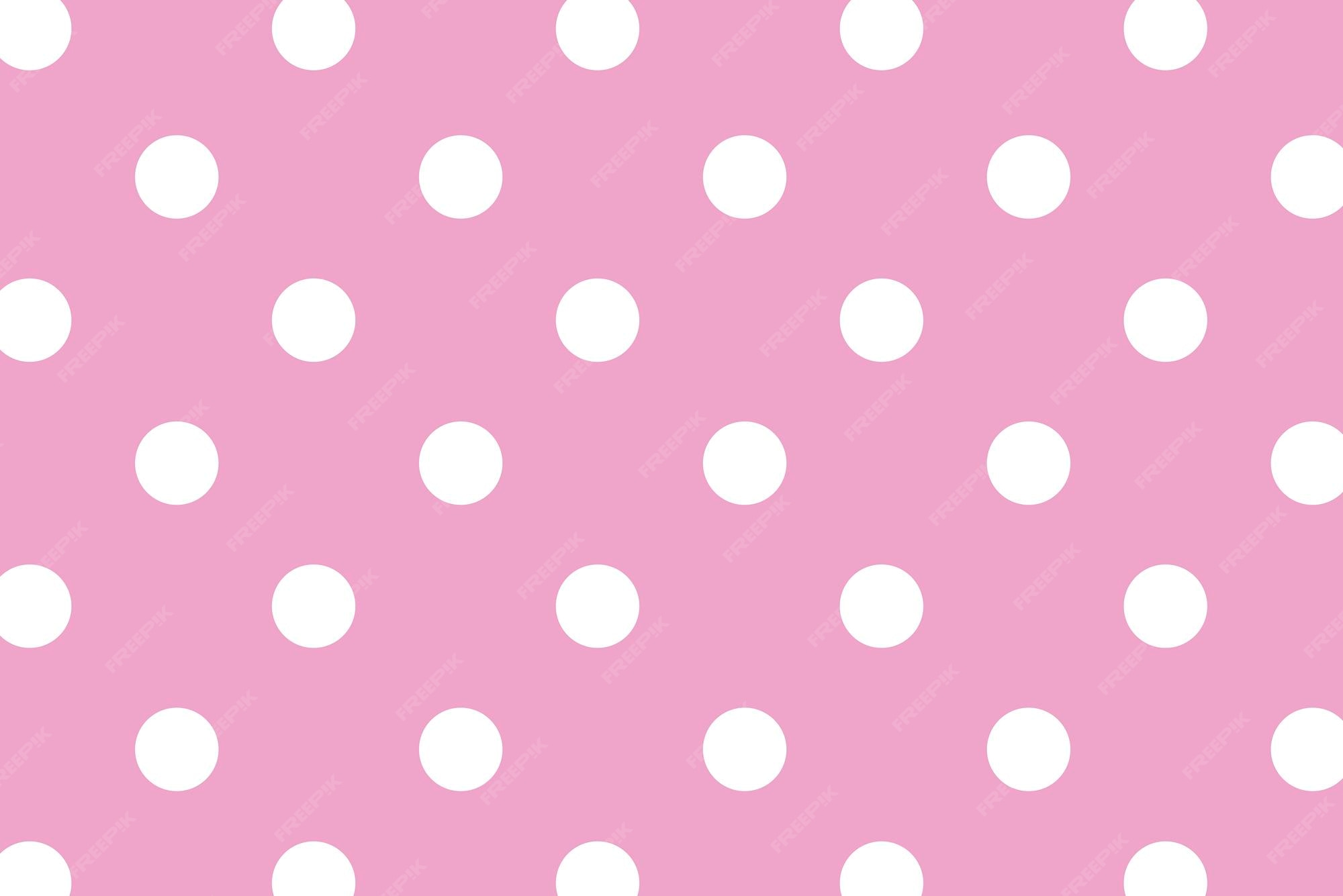 Pink Polka Dot Wallpaper