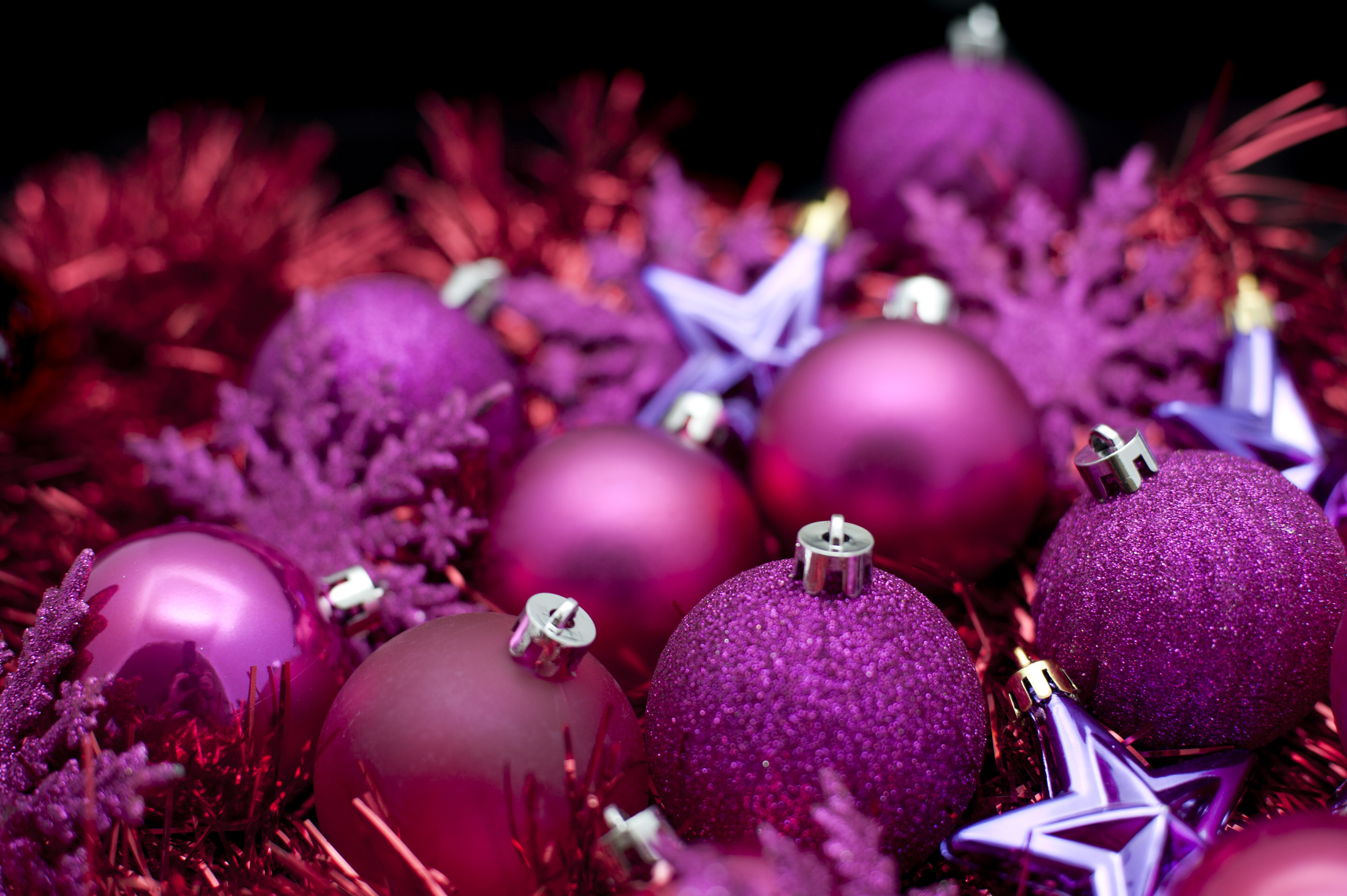 🔥 54 Purple Christmas Backgrounds Wallpapersafari