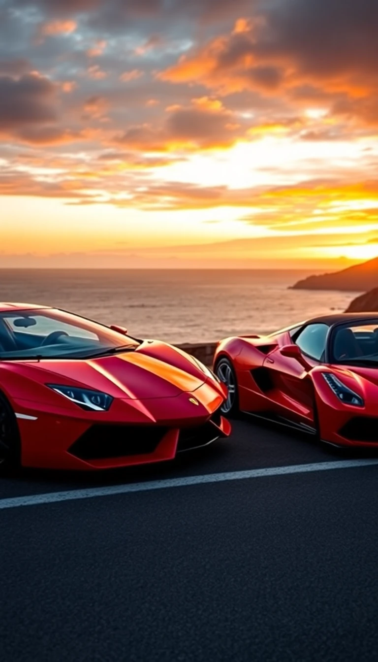Lamborghini And Ferrari Wallpaper