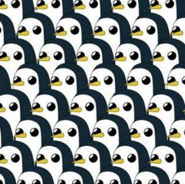Background Cute Cuye Funny Penguin Penguins Time Wallpaper
