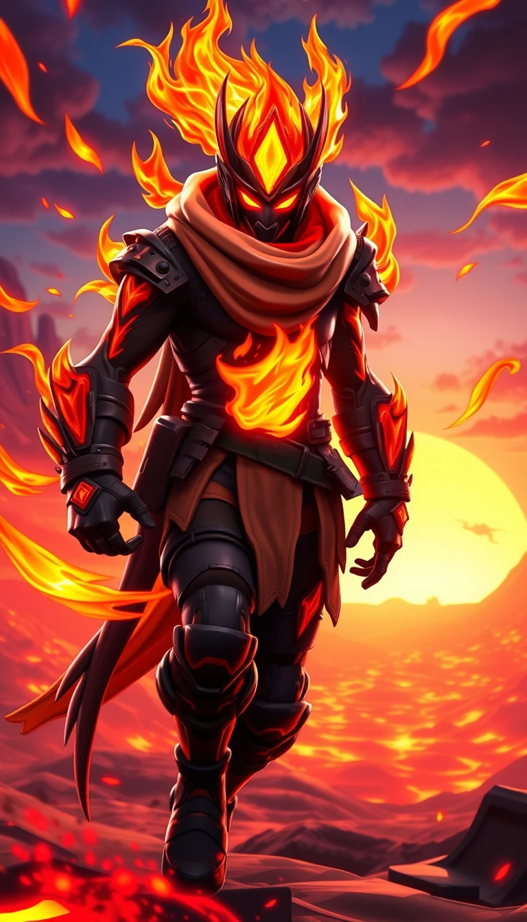 Firewalker Fortnite Wallpaper