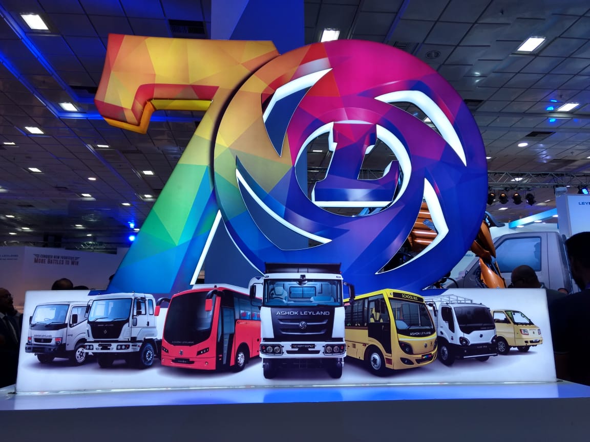 Ashok Leyland Showcase Their Vehicle Line Up At The Global