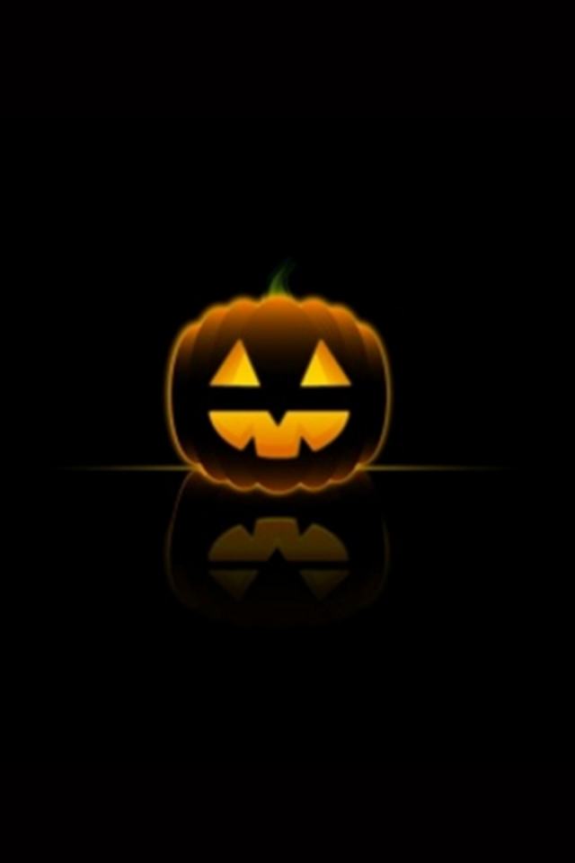 Halloween Pumpkin iPod Touch Wallpaper Background and Theme