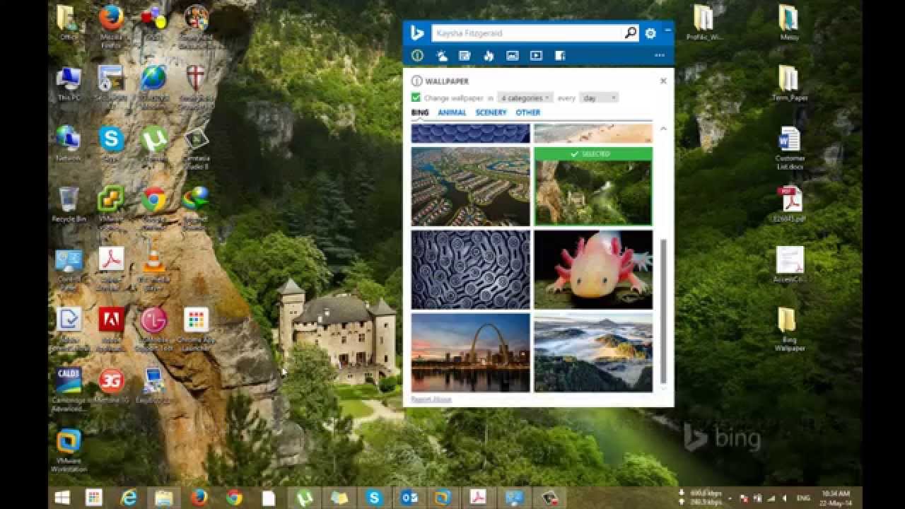 How To Save Wallpaper From Microsoft Bing Desktop