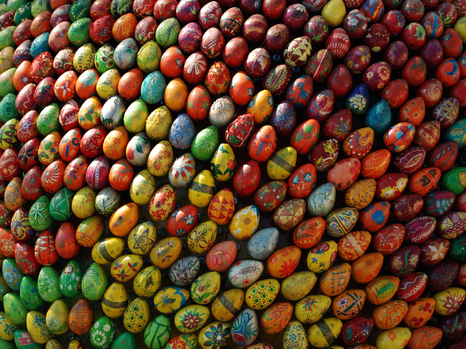 Wallpaper Easter Eggs Pattern Desktop