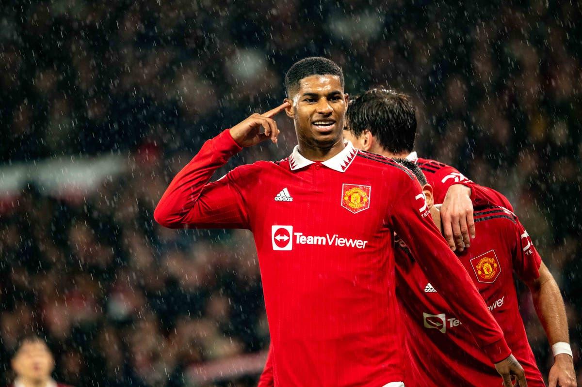 Manchester United S Unstoppable Marcus Rashford Hailed After Fa