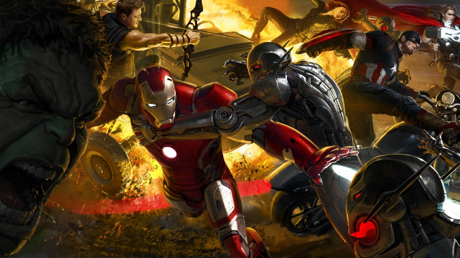 Avengers Infinity War Part I Art Wallpaper