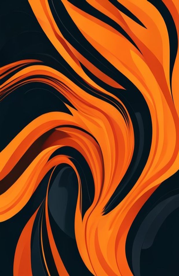 Orange And Black Wallpaper
