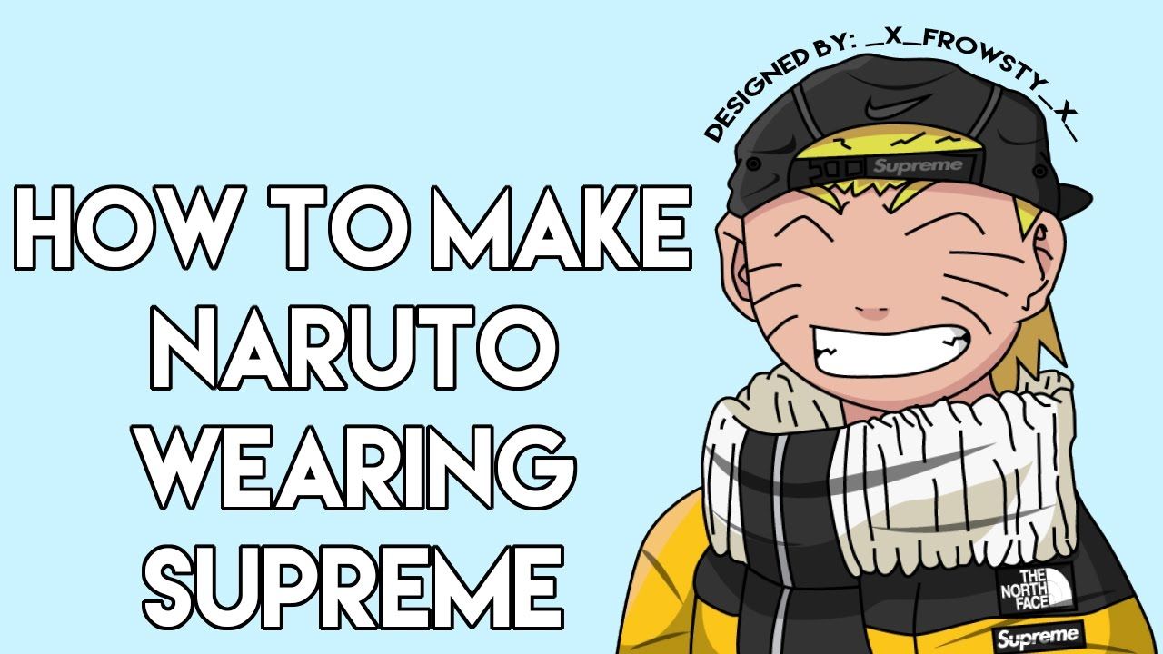 Anime Characters Wearing Supreme Wallpaper On