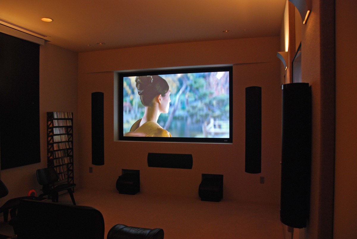 Home Theater Or Theatre Is A Built In Designed
