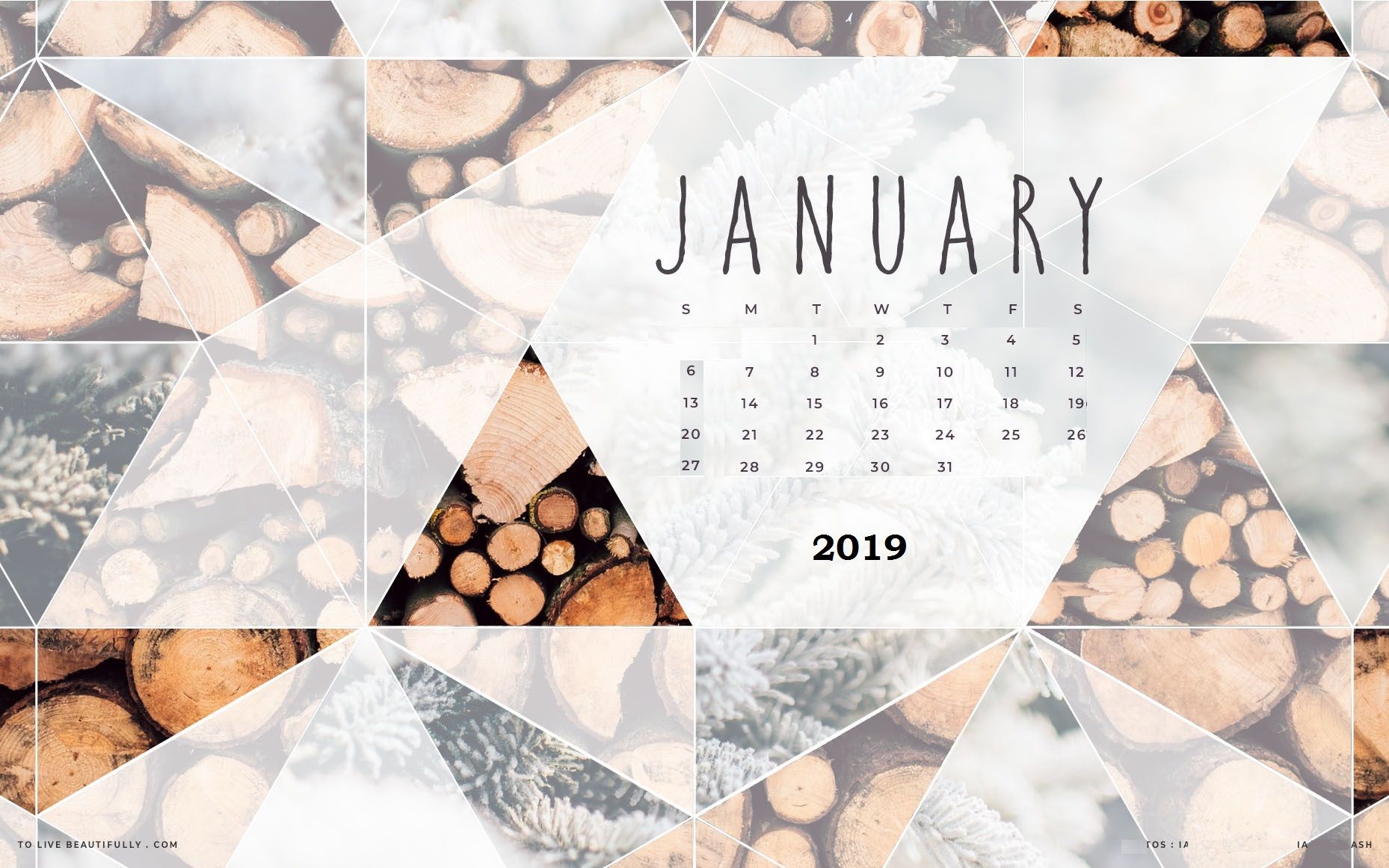 Jan 2019 HD Wallpaper with Calendar desktop wallpaper in 2019