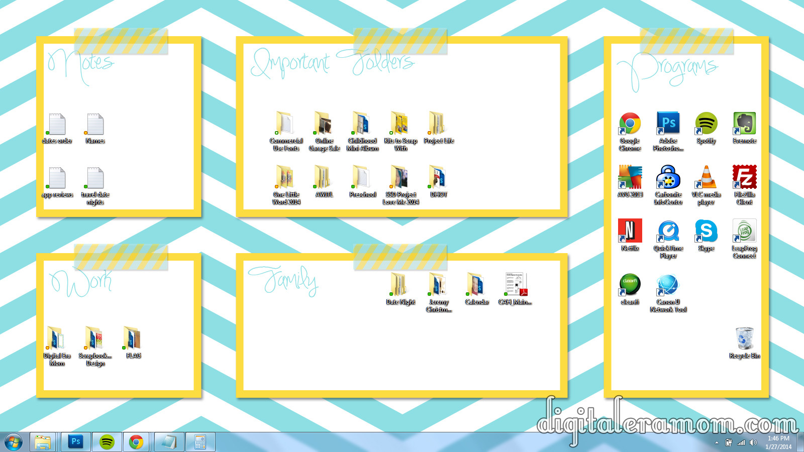 Organizing Your Desktop Background Easily Mama Plus One