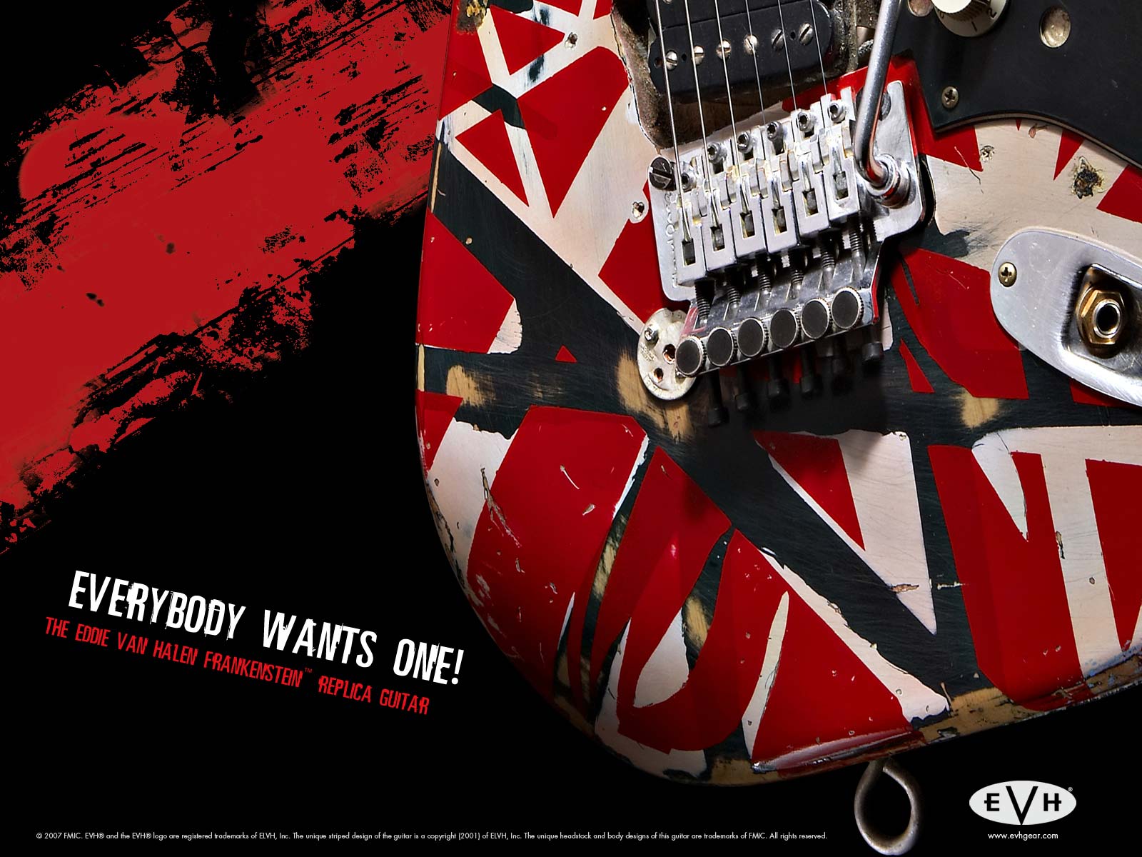 Van Halen Wallpaper Eddie Guitar HD
