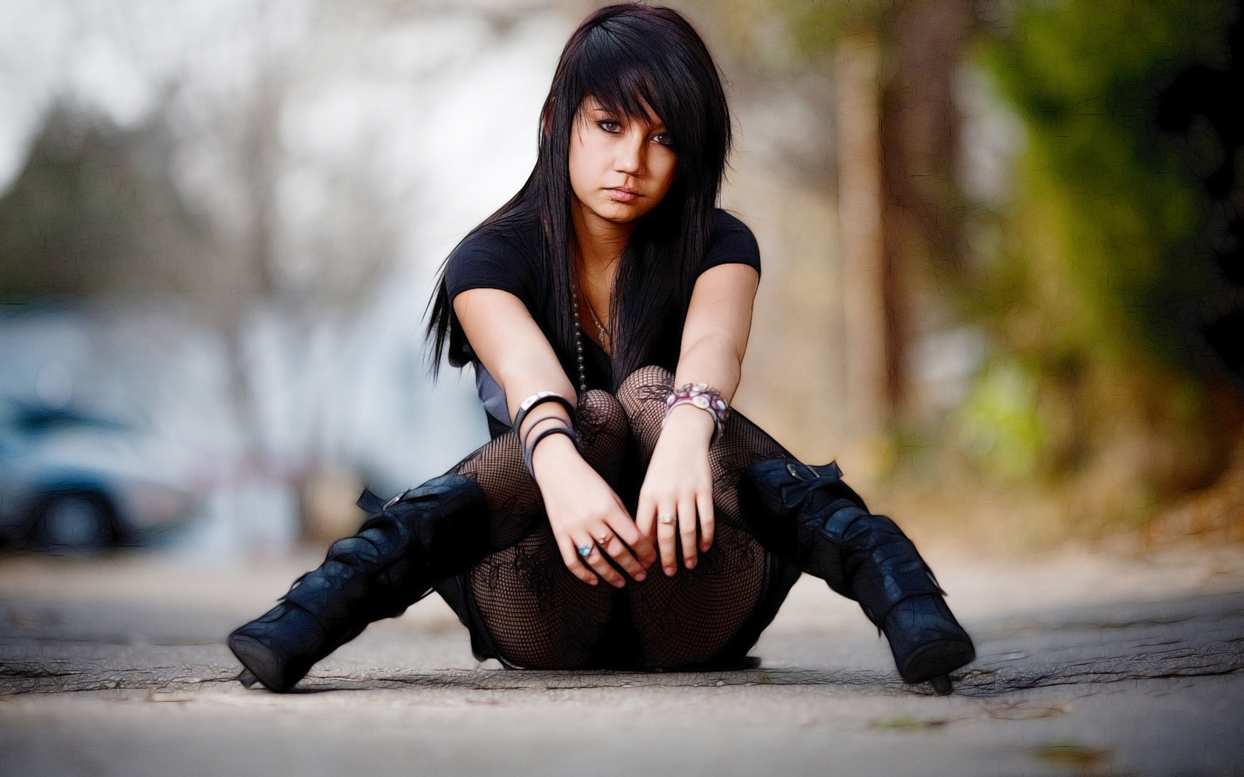 Gothic Model 4 Wallpaper From Gothic Girls Wal 4433 Hd