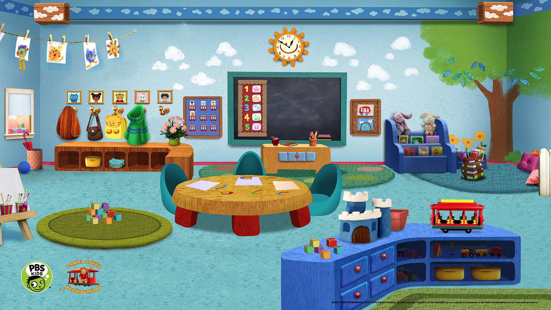 Distance Learning In Style Virtual Background From Pbs Education