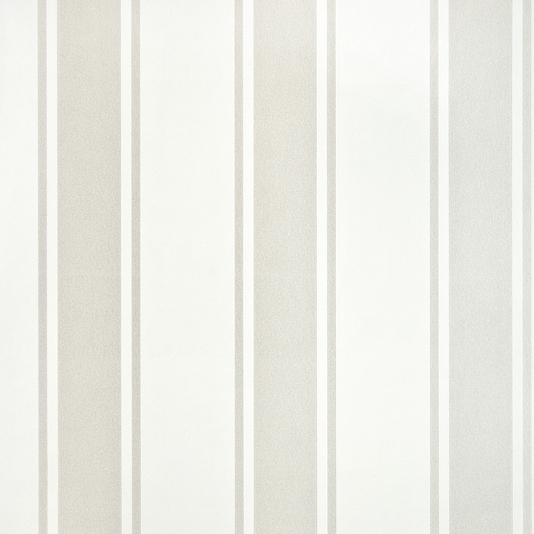 Wallpaper Bination Stripe In White With Metallic Silver