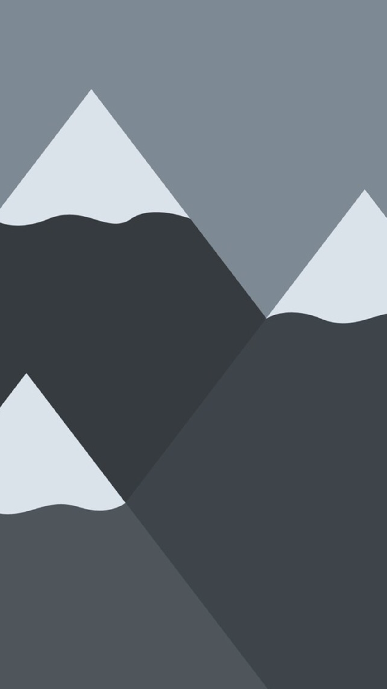 Mountains Minimal Wallpaper iPhone Plus