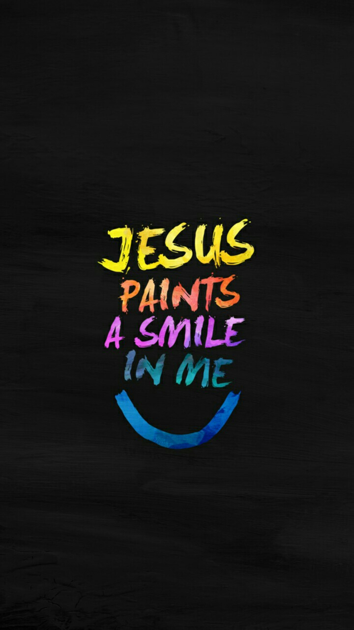Paints A Smile Quote Mobile Wallpaper Phone Background