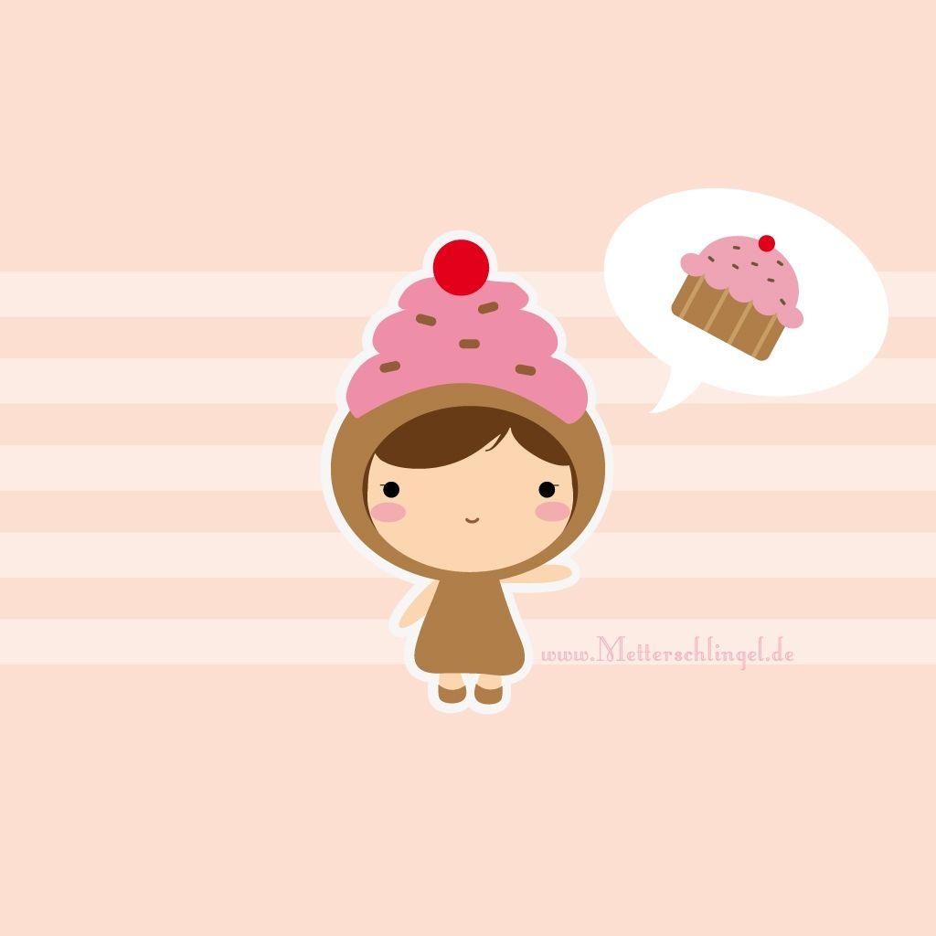 Cute Cupcake Wallpaper