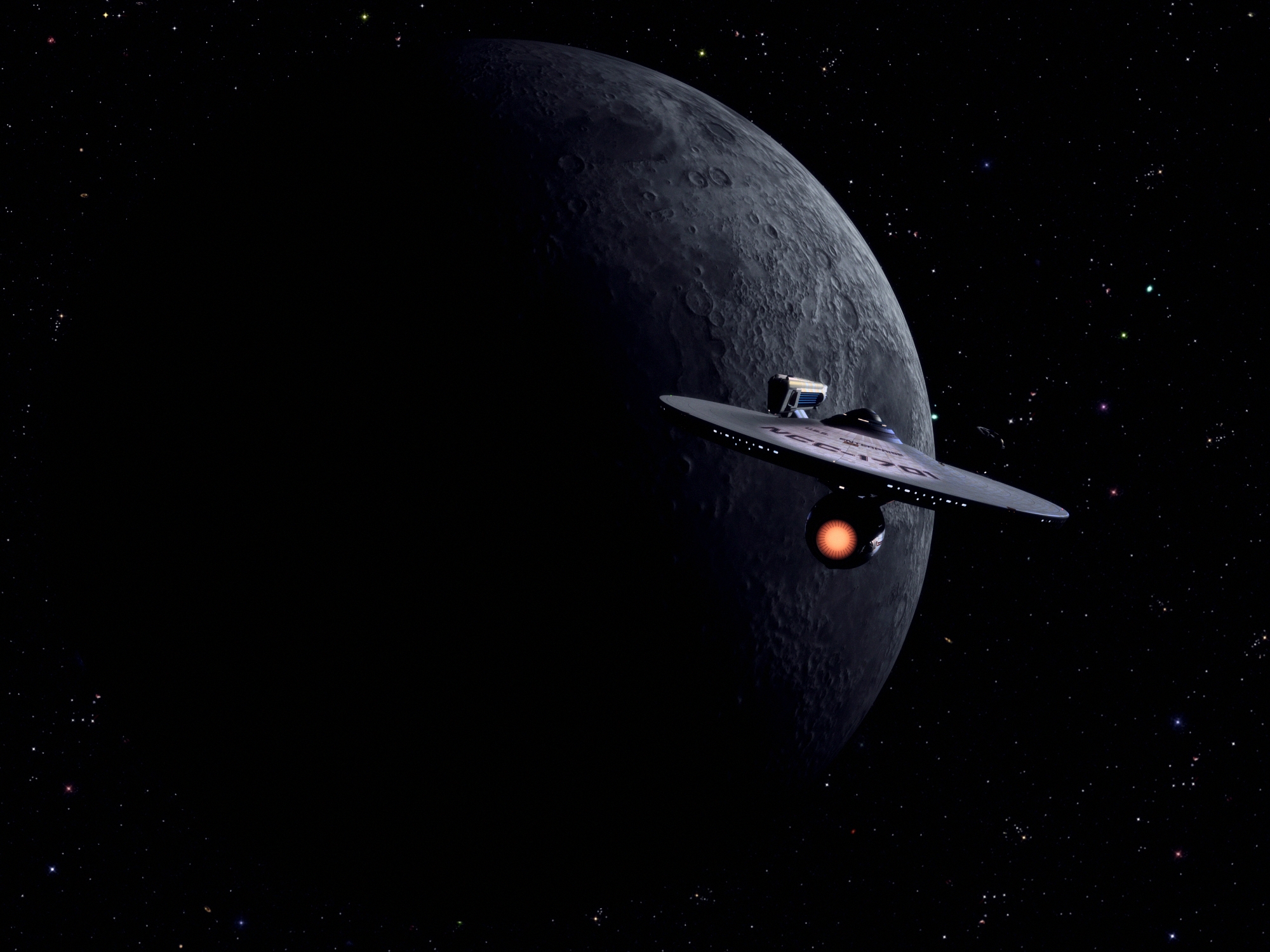 Outer Space Star Trek Plas Enterprise HD Wallpaper Of