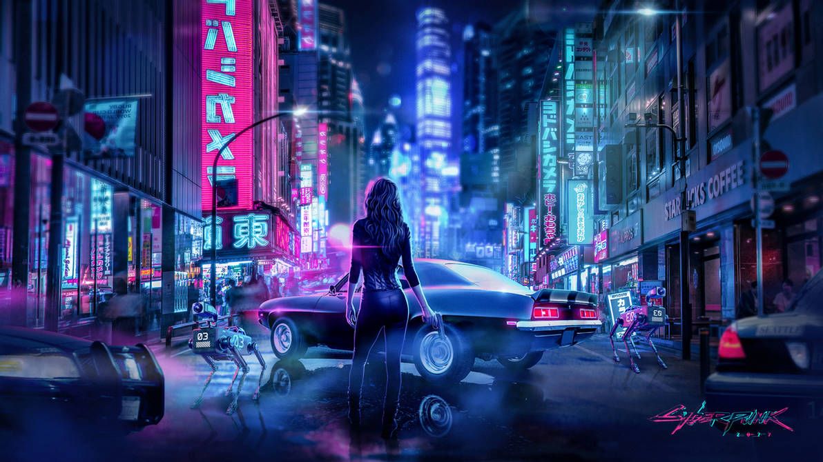 Sci Fi Cyberpunk 4k Ultra HD Wallpaper by Dmitry Mel
