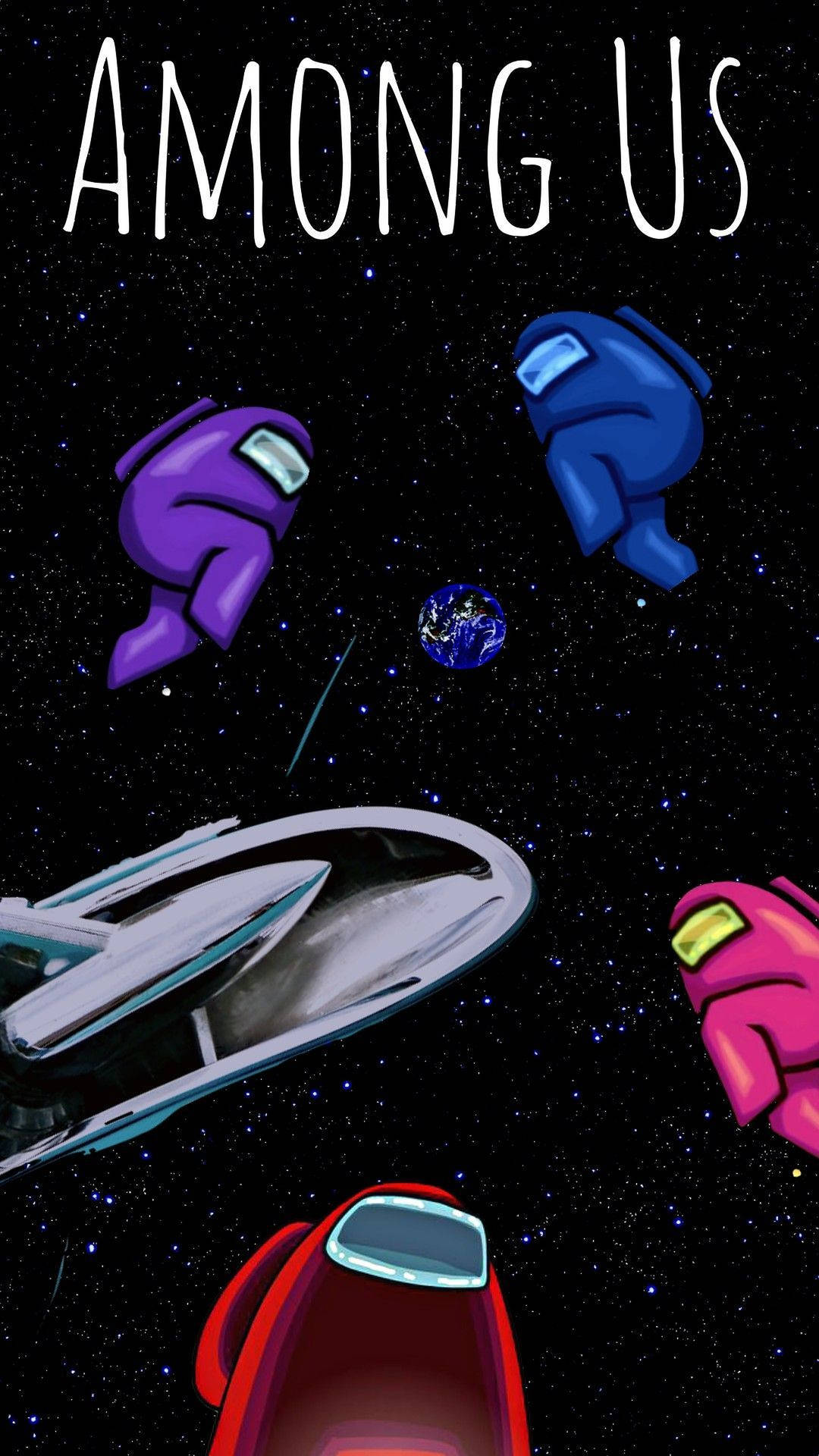 Among Us Space Wallpaper
